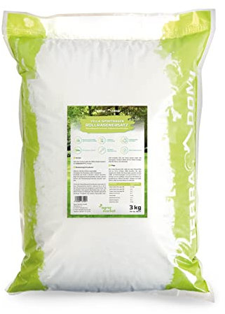 TerraDomi Villa Rasensamen Frühjahr 3kg | 38% mehr Pflanzen | Behandlung mit Wachstumsbeschleuniger | dürreresistent und strapazierfähig | schnellkeimende Rasensaat