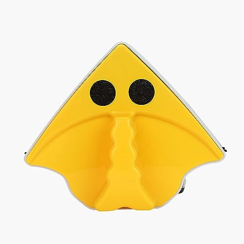 Lamkrtlp Magnetischer Fensterreiniger, Fensterputzer, Window Glas Wischer Wiper, Double Side Magnetic Window Cleaner, für Glasierte Fenster Dicke 3-8mm