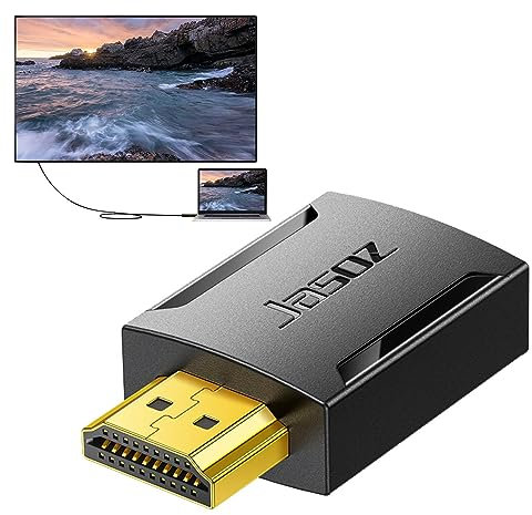 Yusheng DisplayPort a HDMI | Adaptador HDMI a DP - Adaptador HDMI DisplayPort Plug and Play compatible con monitor DisplayPort, DVI, proyector, TV, ordenador