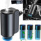 2025 New AI Smart Car Air Freshener, Essential Oils Diffuser with 3 Aroma(Cologne-Chanell-Hiltonn), 3 Modes Adjustable Car Vent Smell Air Freshener, Rechargeable Intelligent Aroma Diffuser