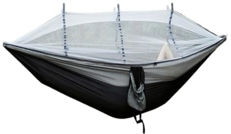 Amaca da campeggio all'aperto con zanzariera Tenda da albero traspirante per viaggi Amaca sospesa anti-zanzara per campeggio avventura