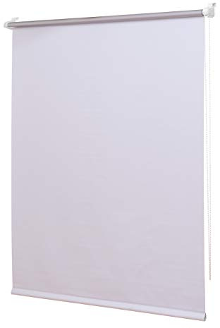 Ventanara® Verdunkelungsrollo ohne Bohren Klemmfix Thermorollo Weiß inklusive Klemmträgern 110 x 150 cm