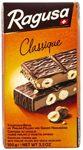 Camille Bloch Ragusa Classique, Confiserie au Chocolat Suisse, 100g