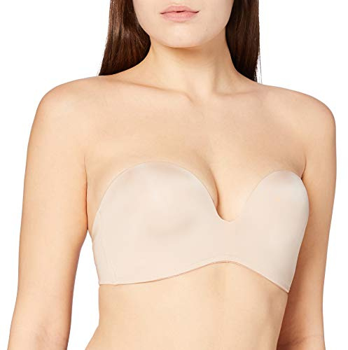 Wonderbra Women Ultimate Strapless Bra , Beige, 34C