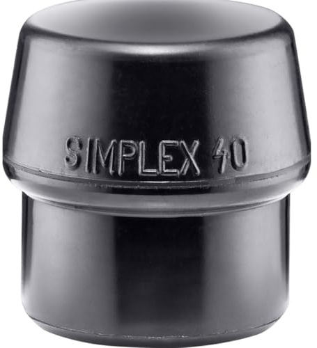 Halder 3202040 40 mm EH 3202 Rubber Simlpex Soft-Face Mallet Head - Multi-Colour