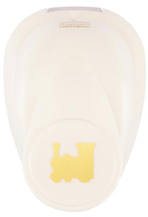 Vaessen Creative 21436-035 Motivstanzer, Small Stanzer Zug, Ausstanzung 1,5 cm Weit, Metall, lila, 6.5 x 4.5 x 4.4 cm