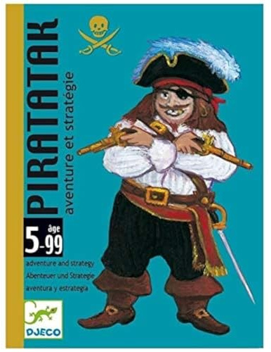 Gioco di carte per giocare 'Djeco piratatak gioco di strategia carte per bambini