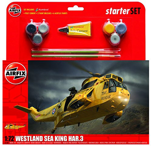 Airfix A55307 1/72 Large Starter Set, Westland Sea King HAR.3 Model Kit