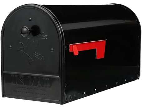 ARCHITECTURAL MAILBOXES OM160BEC Outback Post Mount, Negro, L