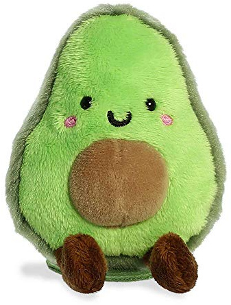 Aurora® Adorable Shoulderkins™ Airy Avocado™ Stuffed Animal - On-The-Go Fun - Interactive Play - Green 4.5 Inches