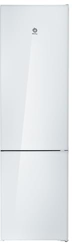 Balay - Frigorífico combinado, 203 x 60 cm, ExtraFresh, Cristal blanco, 3KFC869BI