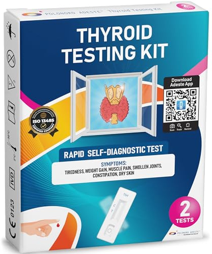ADESTE Test Tiroide Fai da Te | Test TSH Tiroide | Risultato 10 Min 2 test