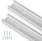 DBREAKS 2 Stück T Slot Track 40cm T Nut Schiene Aluminium-T-Nut T Track T Nut Gehrungsschiene, T Schienenrampe Tschiene mit Schrauben für Tischsäge Router Holzbearbeitung