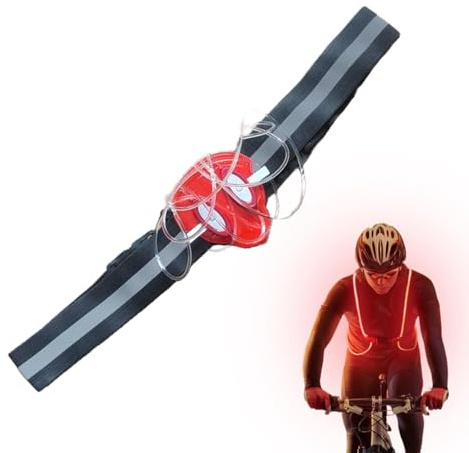 Gilet LED pour le cyclisme, gilet lumineux pour la marche ,Gilet de course à LED réglable - Gilet de course en plein air, équipement de sécurité pour la marche pour la course, le cyclisme et le sport