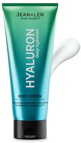 Jean & Len Body Lotion Hyaluron, hydrate en profondeur, rend la peau lisse et rebondie, convient à tous les types de peau, sans parabènes ni silicones, vegan, 200 ml