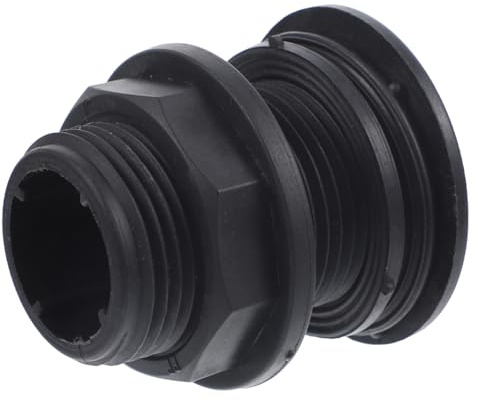 ELAYARD Conector de Tanque de Agua Rosca Exterior Accesorio Resistente para Depósitos Barriles Piscinas y Sistemas de Riego Instalación Fácil