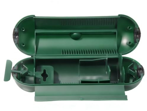 Scatola Stagna Elettrica IP55 da Esterno | Protezione Prese Antiurto | Verde 20.5x12.5x8cm | Impermeabile per Esterni e Giardini