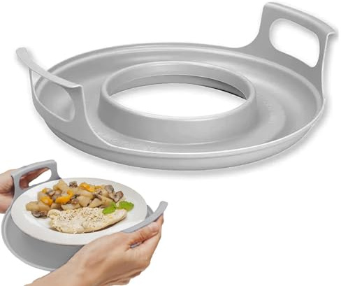 Platos De Microondas Para Calentar Alimentos,Bandeja De Platos De Microondass - Bandejas Con Asa Bsandeja Paras Micsroondas - Cuenco Para Microondas, Utensilios De Cocina Acogedores Con Asas, Bandeja
