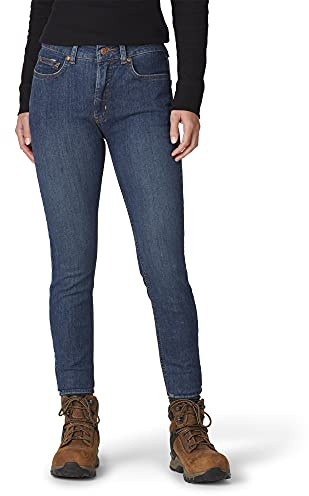 Dickies womens Perfect Shape Denim - Skinny Stretch Jeans, Stonewashed Indigo Blue, 14 US