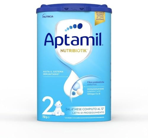 Aptamil - Aptamil 2 Latte in Polvere di Proseguimento per Bambini da 6 a 12 Mesi 750gr - 978474916
