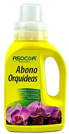 ASOCOA COA104 Abono Orquídeas 300 ml, Amarillo, Orquideas