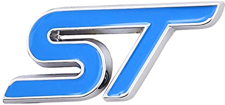 ST Emblem Auto Distintivo Adesivo Decorazione Tutti gli Accessori Auto (blu)