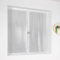 Linder - Vetri a Coppia di cordoncini in poliestere ecru 55 x 120 cm