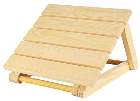 Folpus Reposacabezas de Sauna de Madera para Uso doméstico, cojín Antideslizante para la Cabeza, Suministros de Sauna Multiusos para Dormitorio, Sala de