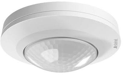 Steinel Bewegungsmelder PD IR 4360-8 COM1 Weiß – 360° Präsenzmelder mit 8 m Reichweite | Unterputz-Montage | 6 m Präsenzbereich