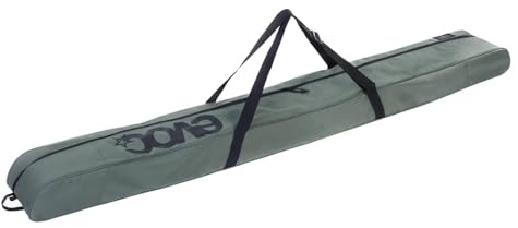 EVOC SKI Bag Bolsa de esquí, (Bolsa de esquí de Fondo con Apertura Amplia, Correas de compresión para Ajustar el Volumen de la Mochila, S/M), Dark Olive
