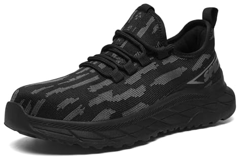 SPIEZ Antistatiques Chaussure de Sécurité Femmes S1P, EU37, Noir-Gris