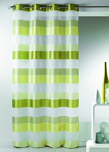 Homemaison Fantaisie HM6941405, Querstreifen, Polyester, 140 x 240 cm, Bamboo