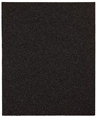 kwb Hoja de papel de lija impermeable de 230 x 280 mm de carburo de silicio con grano 800, revestimiento de resina de alta calidad y material de soporte impermeable para el lijado fino de la