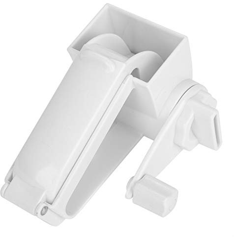 Restokki Grattugia Formaggio Manuale, Grattugia Manuale Rotativa Classica, Verdura Antiscivolo Macina Noci Trita Formaggio(bianca)