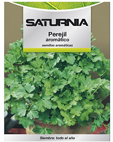 SATURNIA Semillas Aromaticas Perejil Aromatico (8 Gramos) Horticultura, Horticola, Semillas Huerto.
