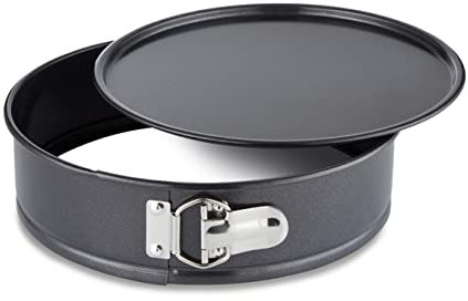 Tower T943023HG60 Precision Plus 15cm Spring Form Cake Tin with Loose Base, Aluminised Steel with Non-Stick Coating, Black
