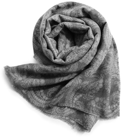 Superora Bufanda Caliente Bufandas Suaves para Mujeres Estolas Envolturas y Chales Patrón Impreso Paisley 190cm*65cm
