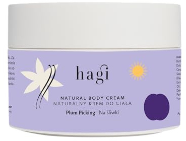 Hagi Plum Picking, Bodycreme, Australische Davidson-Pflaume & Hyaluronsäure, mit Honigextrakt, Sheabutter und Kakaobutter, Tief nährend & feuchtigkeitsspendend | Ideal für alle Hauttypen | 200ml