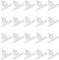 Anlseiod 20x Dichtung Clips für VW Transporter T5 T6 7H0837485 Türdichtung Clips für die Vordertür,Dichtungsclips Gummidichtung Trim Dichtung Befestigungsteile Automobil-Befestigungselemente