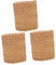 DIYEAH 3 Stück Gewebter Stiftehalter Dekorativer Stiftehalter Schreibwaren Topf Schreibtisch Organizer Rattan Bleistifthalter Bürozubehör Tisch Schreibwaren Organizer