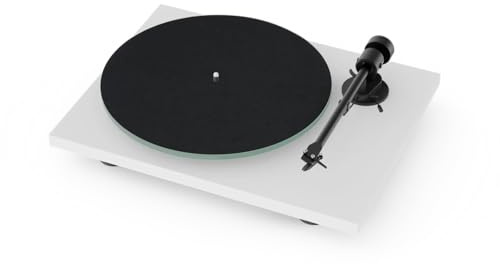 Pro-Ject T1EVOPHONO-WH Turntable With Built-In Switchable Phono Preamp White
