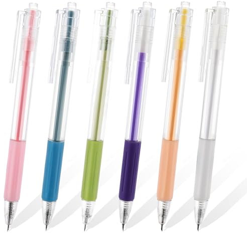 AOZUO 6 Stück Papierschneider, Bastelmesser Skalpell Basteln Präzisions Paper Cutter mit rutschfestem Silikongriff Mehrzweck Schneidwerkzeug für DIY Kunsthandwerk und Modellbau