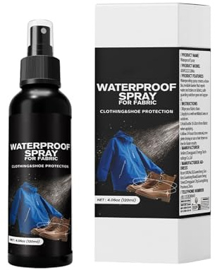 Meyjlgh Waterproofing Spray for Fabric Outdoor - 120ml Sofa Water Resistant Solution - Waterproof Solution for Carpet Upholstery Furniture Windbreaker Hiking Shoe Rainy Season