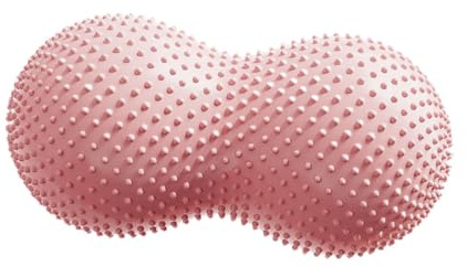 perfeclan Ballon de fitness Peanut, ballon d'équilibre, siège sensoriel, siège oscillant pour femmes, hommes et enfants, salle de sport à domicile, filles, Rose