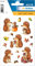 HERMA 3367 Aufkleber Igel klein groß, 48 Stück, Tiere Sticker mit Herbst Motiv, Kinder Etiketten für Fotoalbum Tagebuch Poesiealbum Scrapbooking Geburtstag Dekoration Briefe DIY Basteln