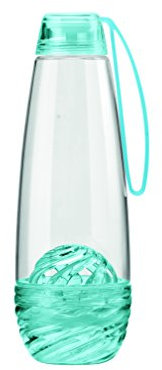 Guzzini Borraccia con Infusore On The Go, Azzurro, Ø8 x h24 cm