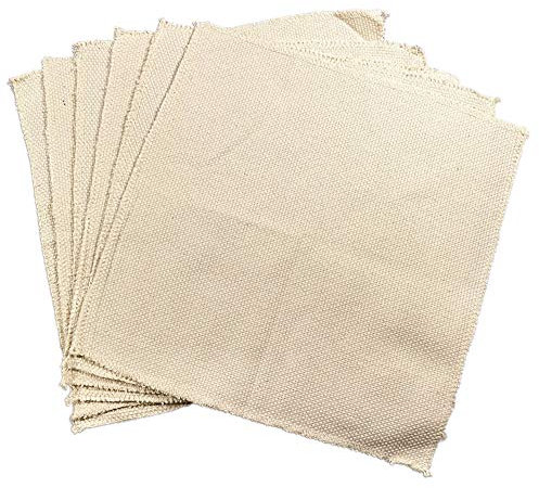 6 Stück Stickerei-Stoff, DIY-Mönchsstoff, professioneller Handarbeitsstoff, Tufting-Stoff für Stanz-DIY-Stickerei, 28 x 28 cm