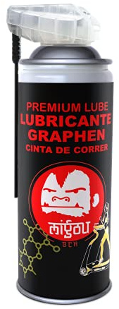 MIGOU BCN Smörjande löpband – 400 ml silikonspray med graven, hushållsspray och professionell löpmaskin