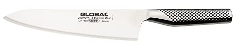 Global GF-98 Cook's Knife 20.5cm Blade, Forged Stainless Steel Versatile Japanese Kitchen Knife, Durable Professional Quality