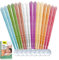 MQ Ear Candles,16Pcs Ear Wax Remover All Natural Ear Candles Beeswax Candling Cones with 8 Protective Disks (8 Colours)